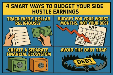 4 Smart Ways to Budget Your Side Hustle Earnings