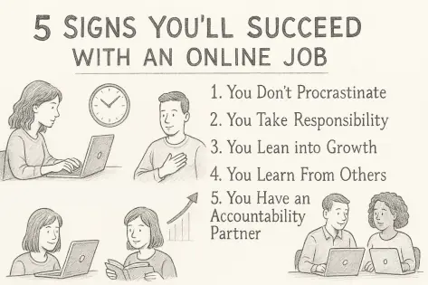 5 Signs You'll Succeed With an Online Job