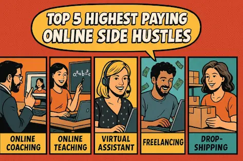 Top 5 Highest Paying Online Side Hustles